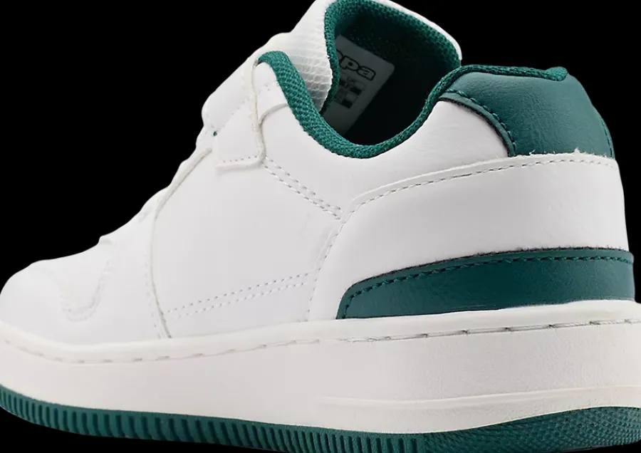 Online biało-zielone sneakersy dziecięce Coda Low Dzieci Sportowe