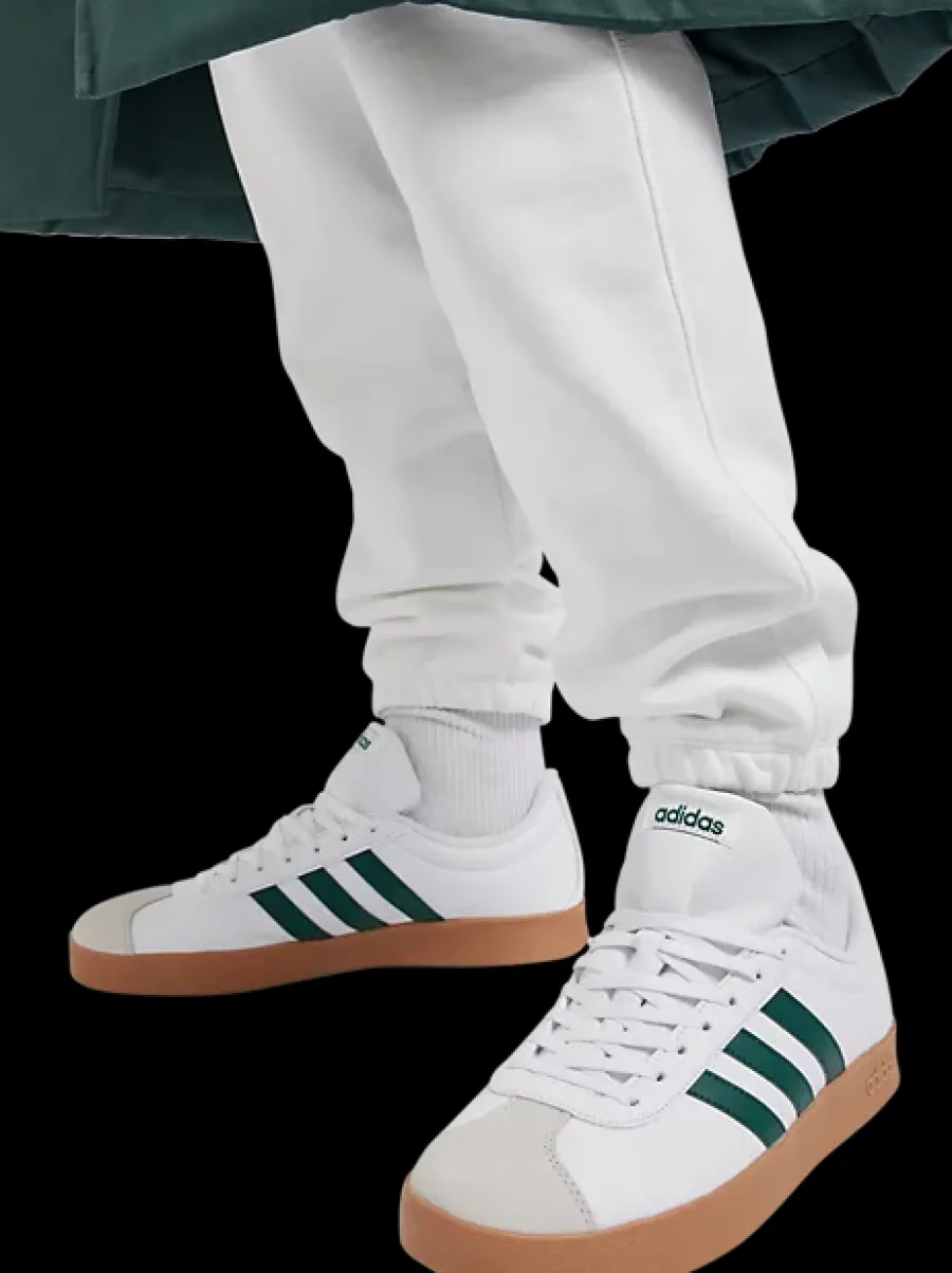 Sale biało-zielone sneakersy męskie VL Court Base Męskie Sportowe|Markowe