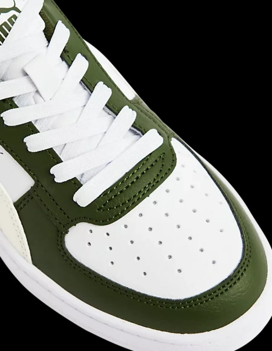 Sale biało-zielony sneakersy młodzieżowe Caven 2.0 Block Dzieci Sportowe