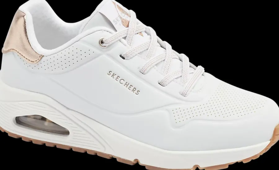 New biało-złote sneakersy damskie Damskie Sportowe
