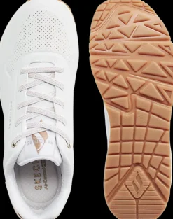 New biało-złote sneakersy damskie Damskie Sportowe