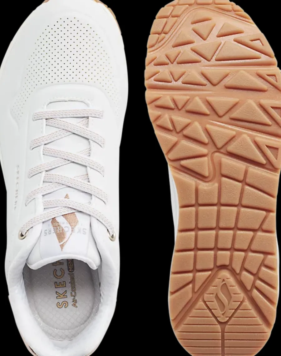 New biało-złote sneakersy damskie Damskie Sportowe