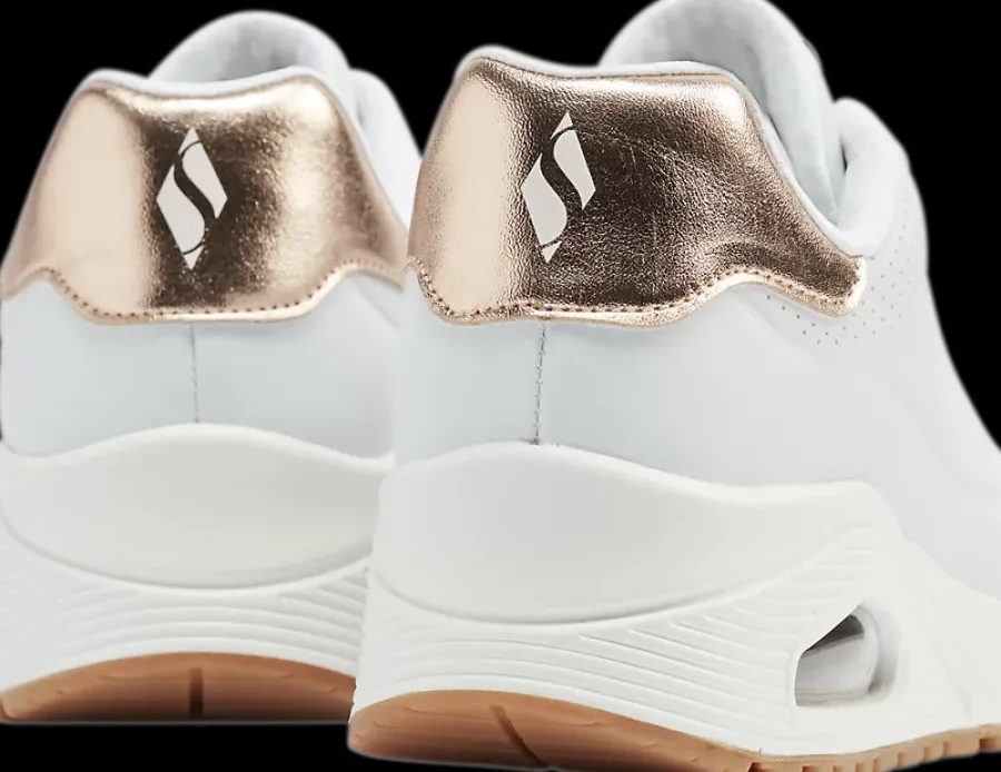 New biało-złote sneakersy damskie Damskie Sportowe