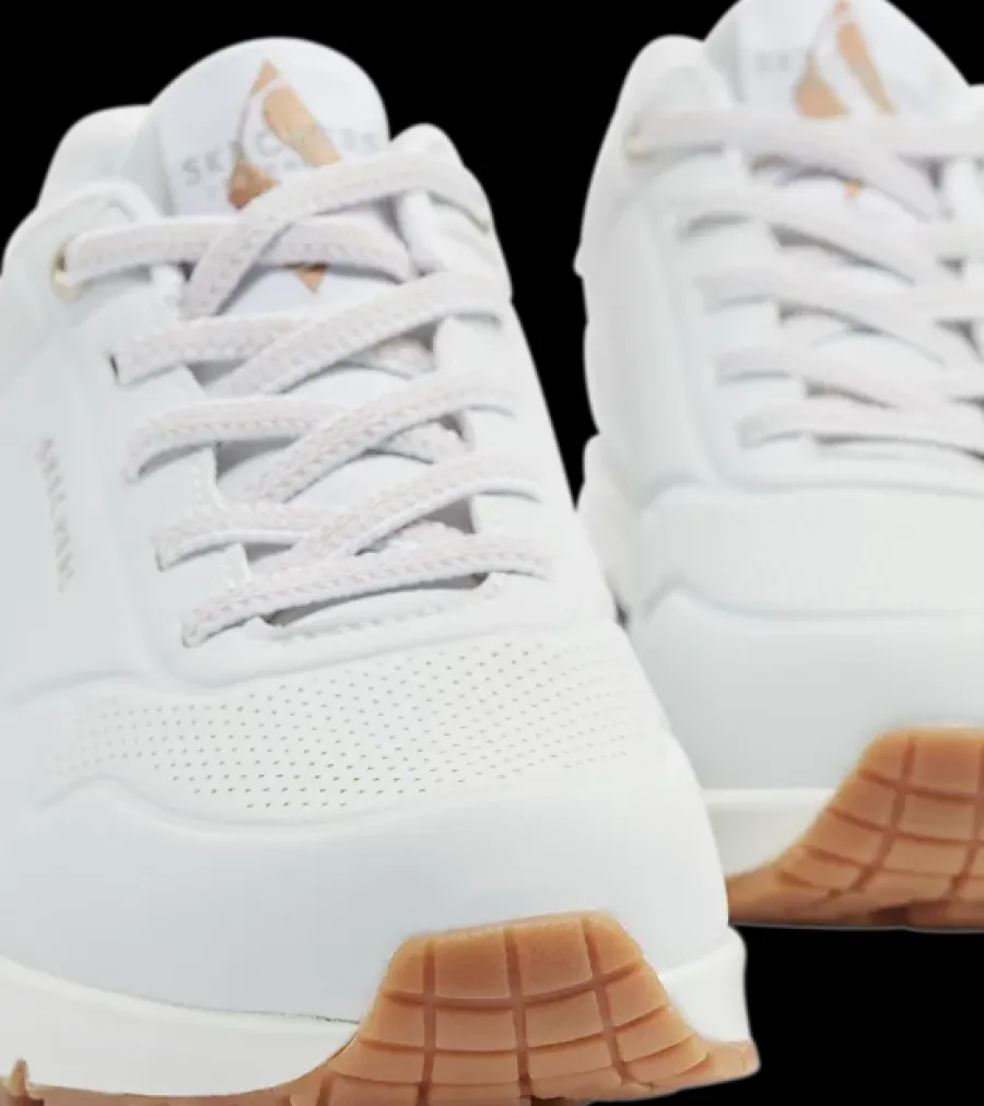 New biało-złote sneakersy damskie Damskie Sportowe