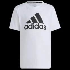 Online tshirt dziecięcy z czarnym logo Dzieci Odzież