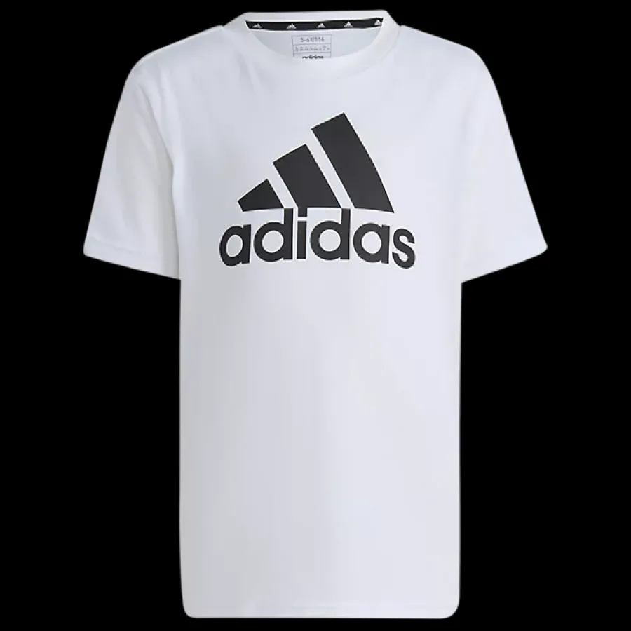 Online tshirt dziecięcy z czarnym logo Dzieci Odzież