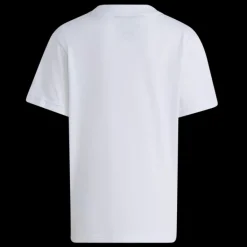Online tshirt dziecięcy z czarnym logo Dzieci Odzież