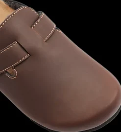 Clearance brązowe kapcie męskie Męskie Kapcie