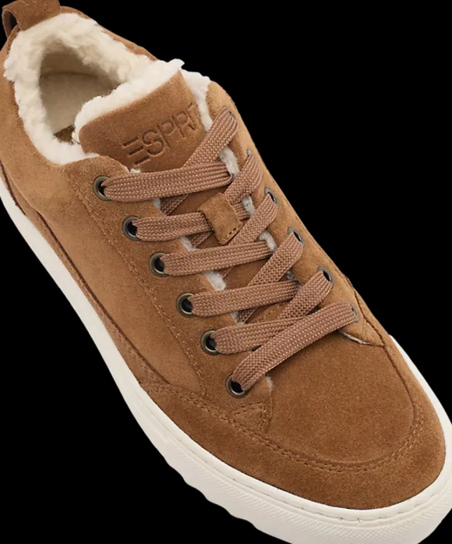 Sale brązowe ocieplane sneakersy damskie Damskie Sportowe