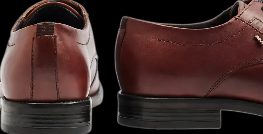 Discount brązowe skórzane eleganckie buty męskie Męskie Buty Do Garnituru
