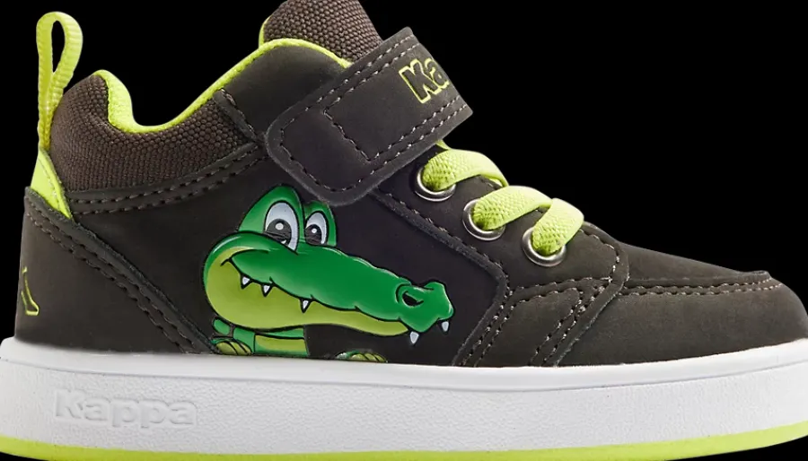 Best brązowe sneakersy chłopięce z krokodylem Dzieci Sportowe