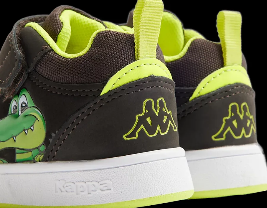 Best brązowe sneakersy chłopięce z krokodylem Dzieci Sportowe