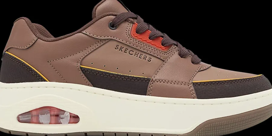 Sale brązowe sneakersy męskie Uno Court Męskie Sportowe|Markowe
