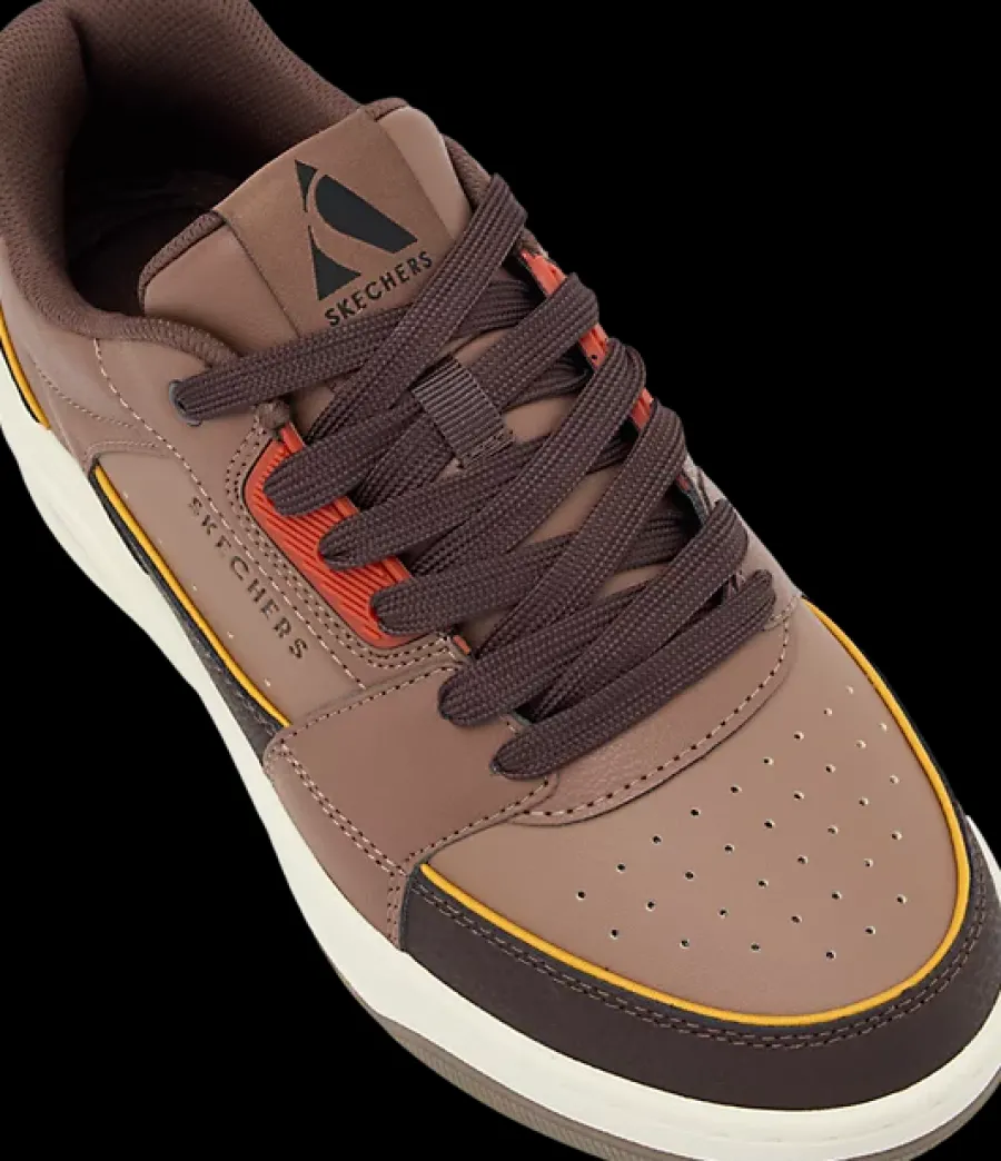 Sale brązowe sneakersy męskie Uno Court Męskie Sportowe|Markowe