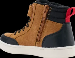 New brązowo-czarne trampki dziecięce Dzieci Sportowe