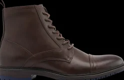 New ciemnobrązowe buty męskie za kostkę Męskie Kozaki