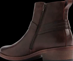 Clearance ciemnobrązowe buty męskie za kostkę Męskie Kozaki