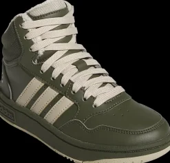 ciemnobrązowe sneakersy młodzieżowe Hoops Mid 3.0 Dzieci Sportowe