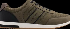 Outlet ciemnozielone sneakersy męskie Męskie Półbuty
