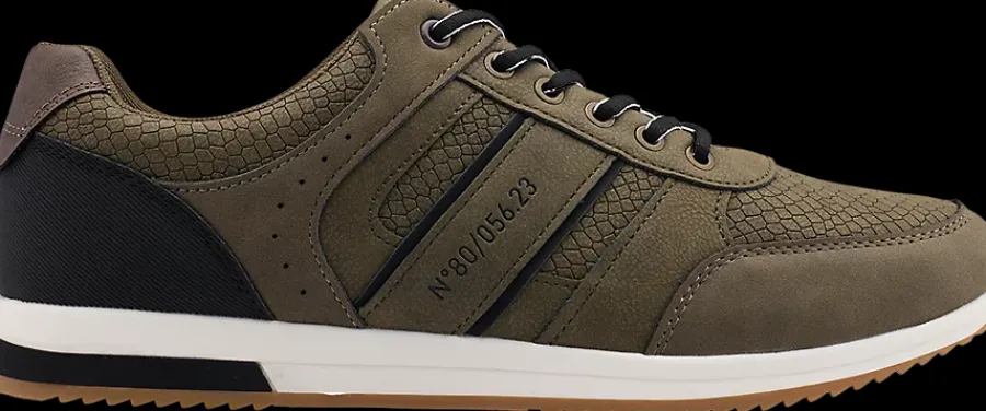 Outlet ciemnozielone sneakersy męskie Męskie Półbuty