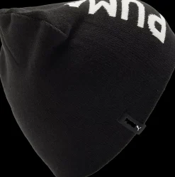 Sale czarna czapka z białym logo Czapki