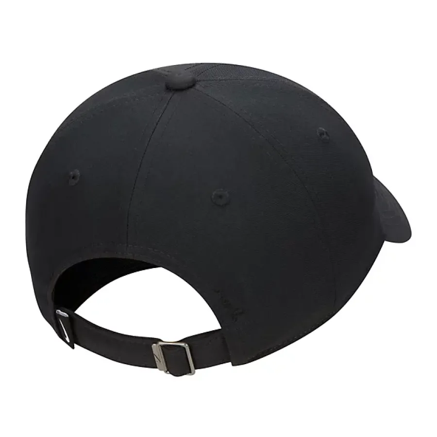 New czarna czapka z daszkiem Metal Swoosh Cap Męskie Czapki|Czapki