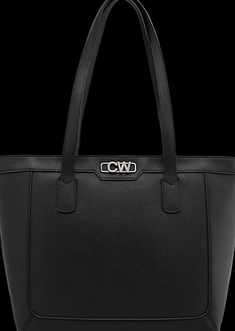 Online czarna torebka damska typu shopper Damskie Torby