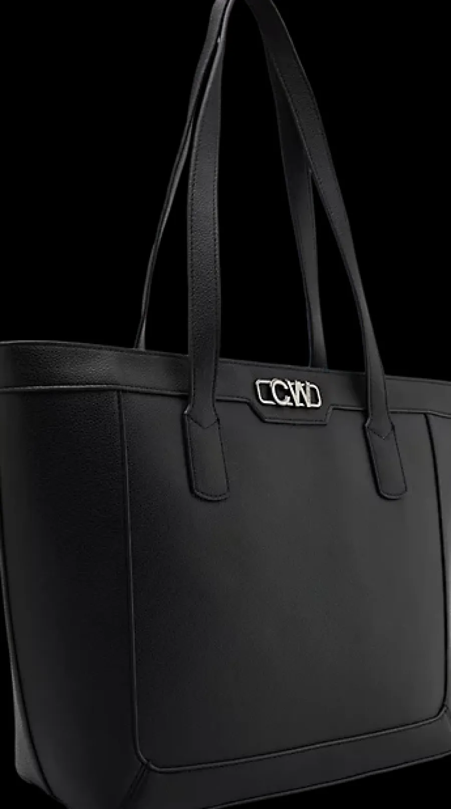 Online czarna torebka damska typu shopper Damskie Torby