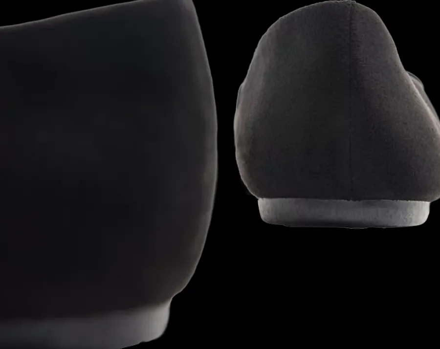 Online czarne baleriny damskie z ozdobnym łańcuchem Damskie Baleriny