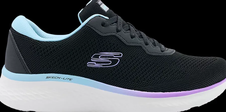 Outlet czarne lekkie sneakersy damskie Damskie Sportowe|Markowe