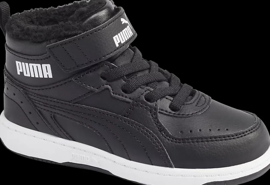 Best czarne ocieplane sneakersy dziecięce Rebound Joy Dzieci Kozaki|Sportowe