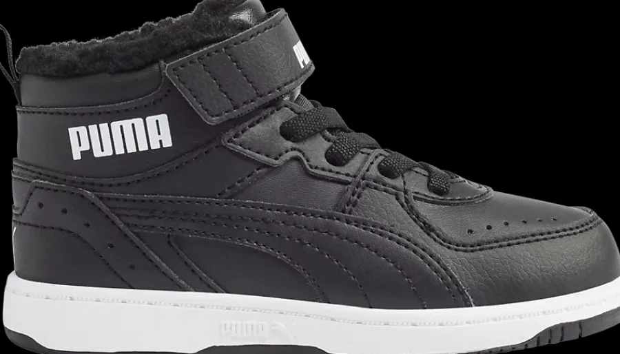 Best czarne ocieplane sneakersy dziecięce Rebound Joy Dzieci Kozaki|Sportowe