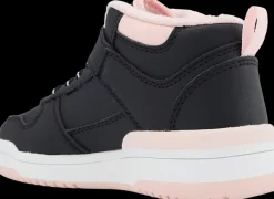 New czarne ocieplane sneakersy dziewczęce Dzieci Sportowe