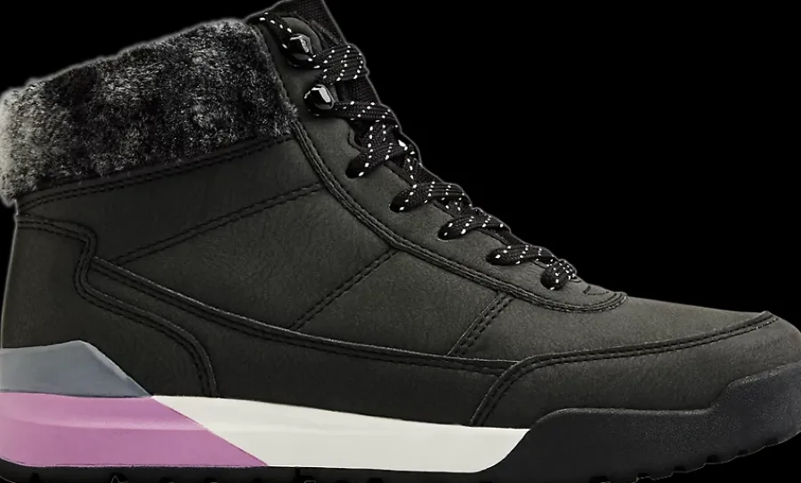 Sale czarne ocieplane sneakersy damskie Damskie Botki