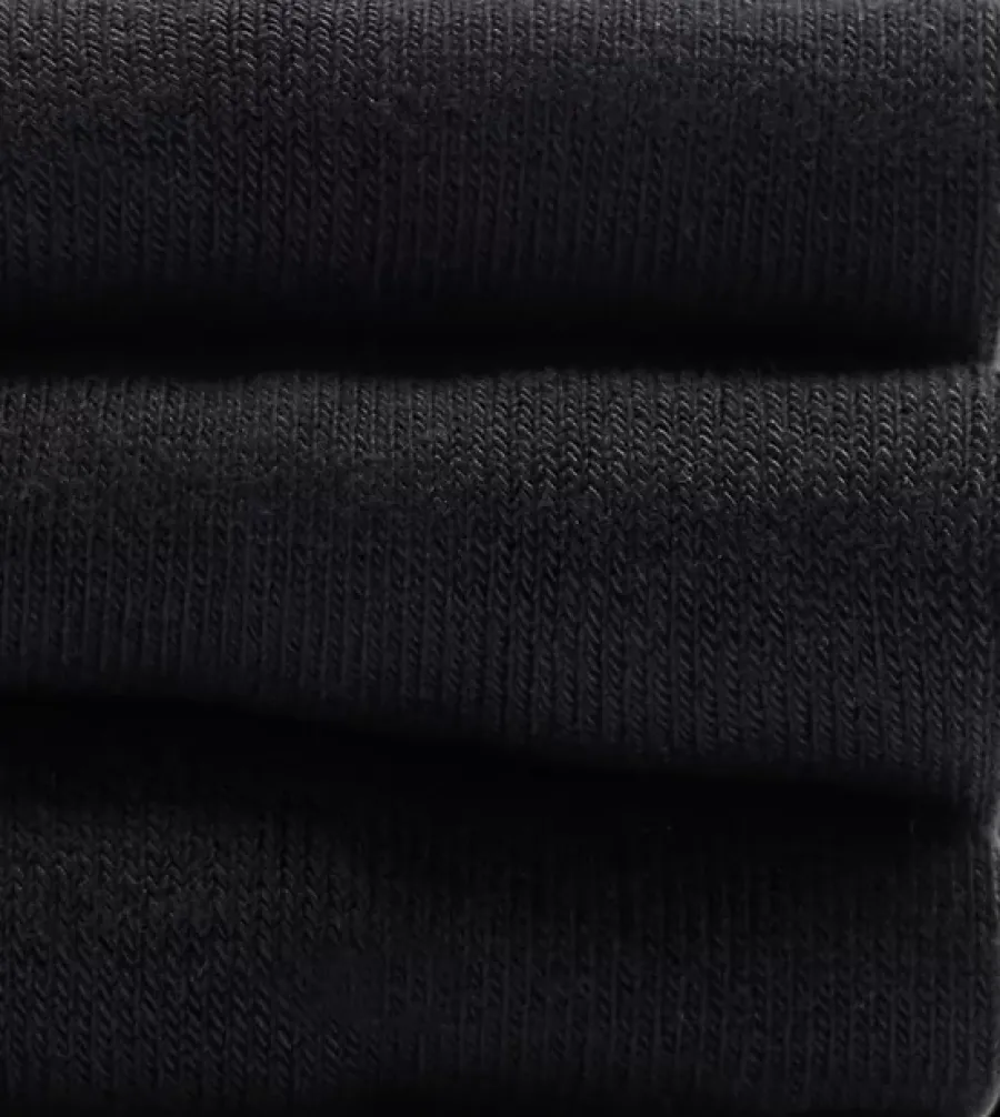 Discount czarne skarpetki Lin Crew 3p Damskie Skarpetki|Skarpety