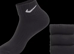 Outlet czarne skarpetki Cushion Ankle Damskie Skarpetki|Skarpety