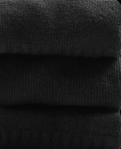 New czarne skarpetki Cushion Crew 3pak Damskie Skarpetki|Skarpety