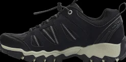 Clearance czarne sneakersy damskie na profilowanej podeszwie Damskie Trekkingowe|Trekkingowe