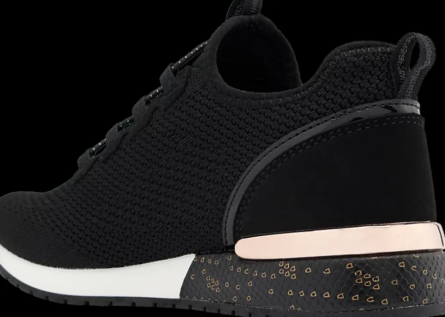 Discount czarne sneakersy damskie z białymi elementami Damskie Sportowe