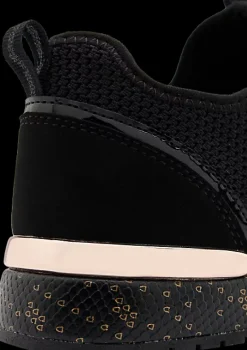 Discount czarne sneakersy damskie z białymi elementami Damskie Sportowe