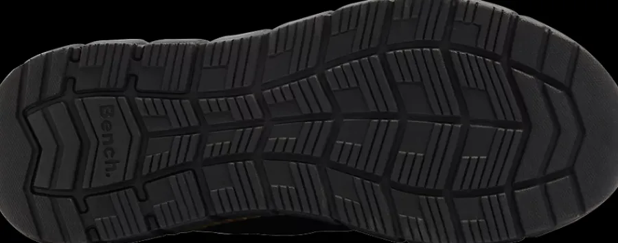 Discount czarne sneakersy damskie ze złotymi akcentami Damskie Sportowe