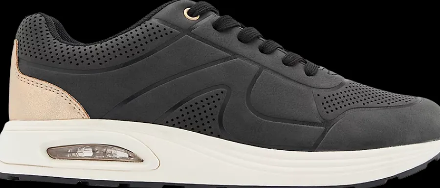 Hot czarne sneakersy damskie Damskie Sportowe|Casual