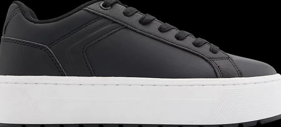 Discount czarne sneakersy damskie na grubej podeszwie Damskie Sportowe