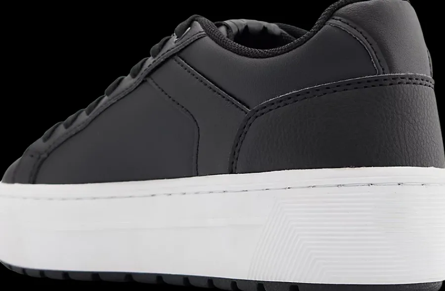 Discount czarne sneakersy damskie na grubej podeszwie Damskie Sportowe