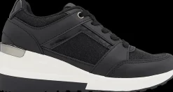 Hot czarne sneakersy damskie na koturnie Damskie Sportowe
