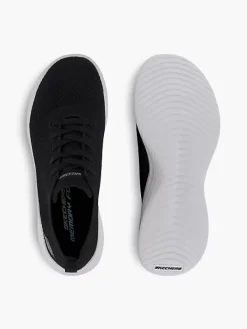 czarne sneakersy damskie z wkładką memory foam Damskie Sportowe|Treningowe