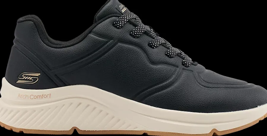 Discount czarne sneakersy damskie BOBS ARCH COMFORT Damskie Sportowe|Markowe