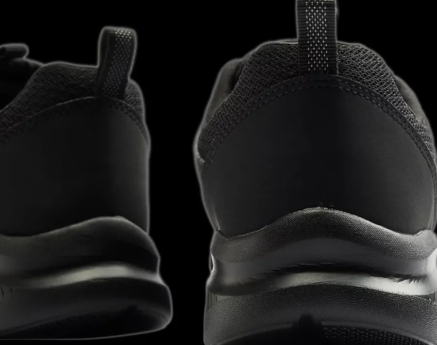 New czarne sneakersy damskie z wkładką memory foam Damskie Sportowe|Markowe