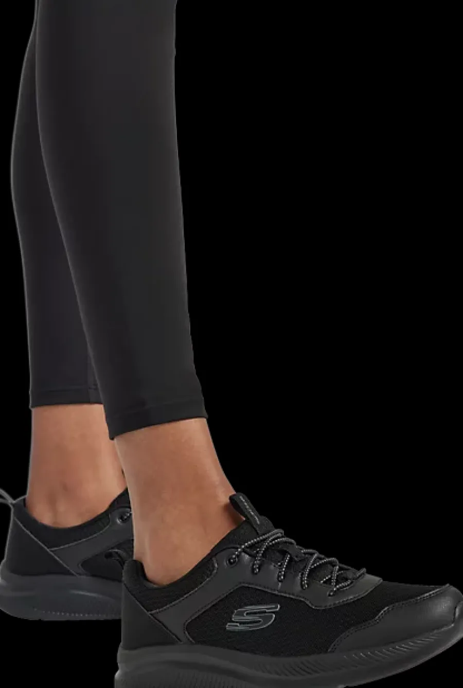 New czarne sneakersy damskie z wkładką memory foam Damskie Sportowe|Markowe