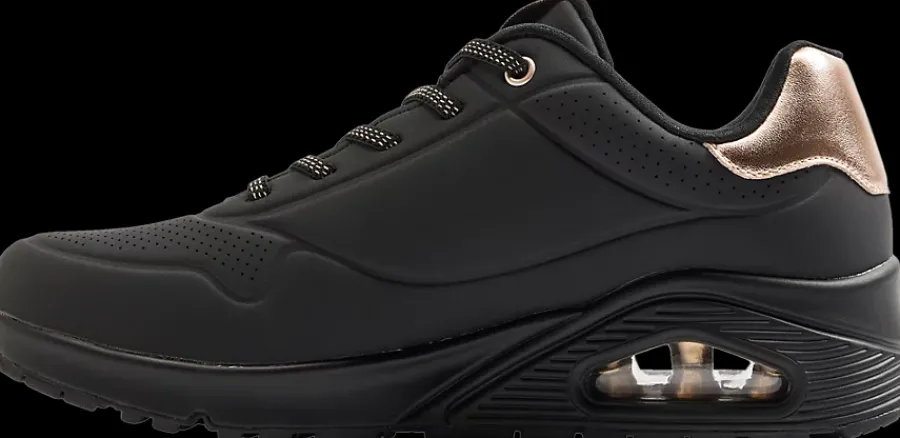 czarne sneakersy damskie Uno Damskie Sportowe|Markowe